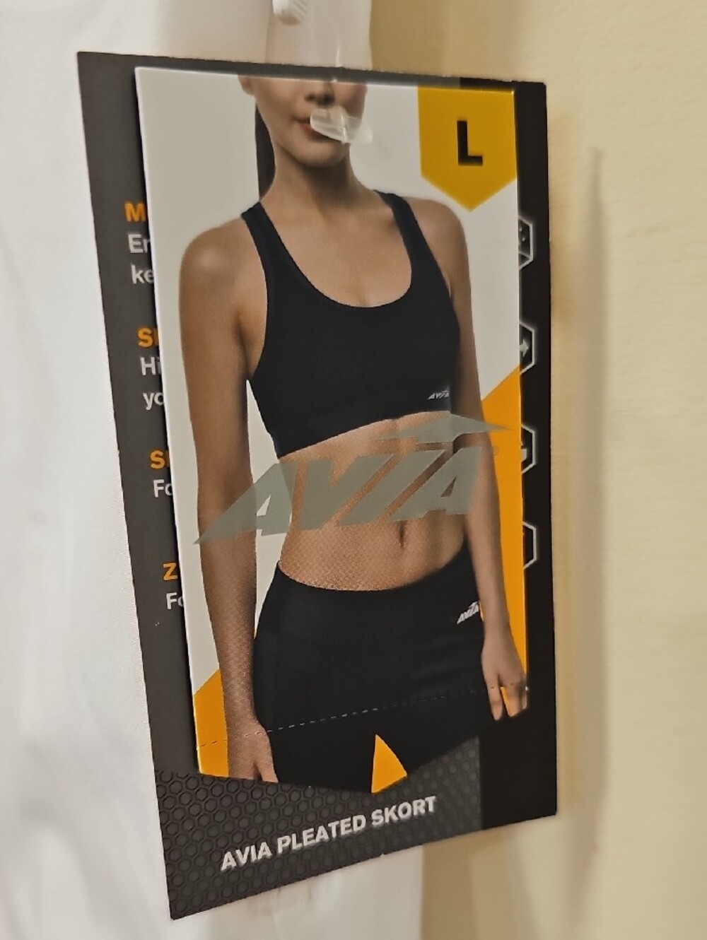 Avia Pleated Skort; NWT; Size L; White - Picture 7 of 13
